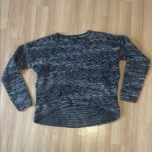 89th & Madison Black and White Knit Top